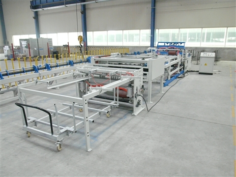 Cage welded mesh production line