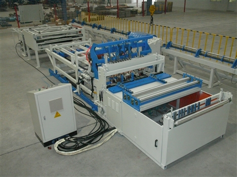 Animal cage mesh welding production line